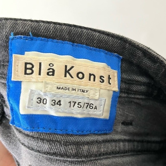 Acne Studios Climb Skinny Jeans Women’s Size 30 Used Black Raw Hem Faded - Picture 13 of 13